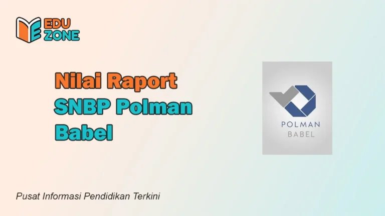 Rata Rata Nilai SNBP POLMAN BABEL