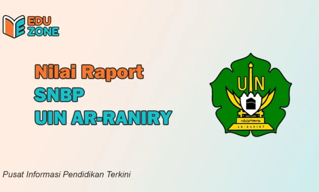 Rata Rata Nilai SNBP UIN AR-RANIRY