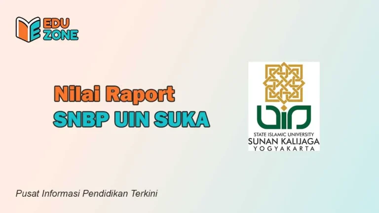 Rata Rata Nilai SNBP UIN SUKA