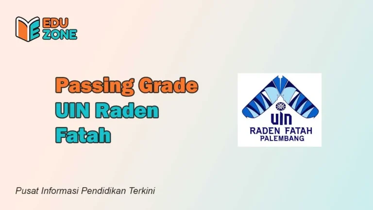 Passing Grade UIN Raden Fatah